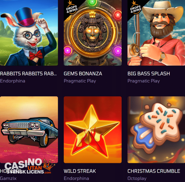 Buumi spelutbud Buumi spelutbud